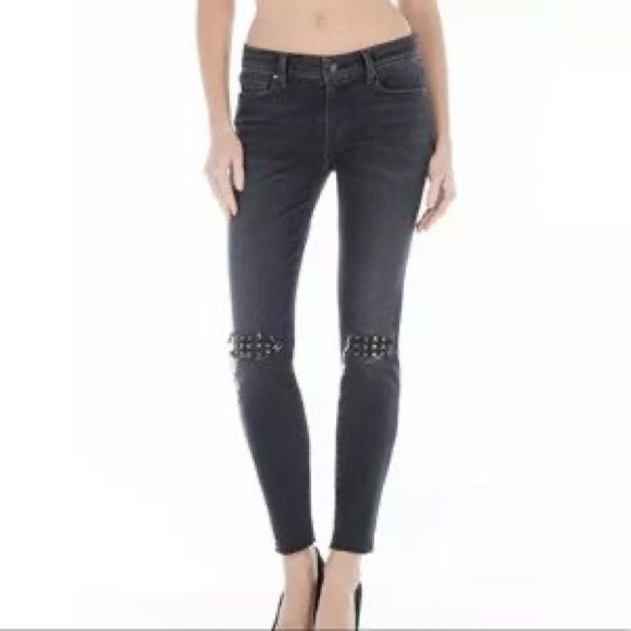 Fidelity Denim Mila Vintage Jeans w/ Studs Regular Rise - Picture 1 of 10
